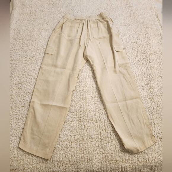 Wonderly linen blend cargo utility pants size large - Picture 3 of 12